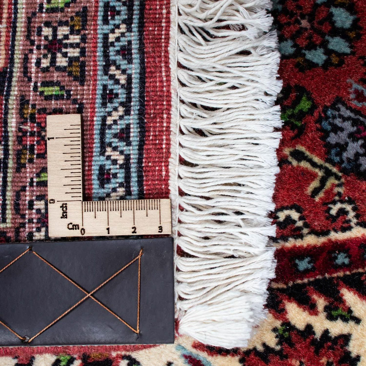 Persisk tæppe - Bijar - 212 x 140 cm - rød