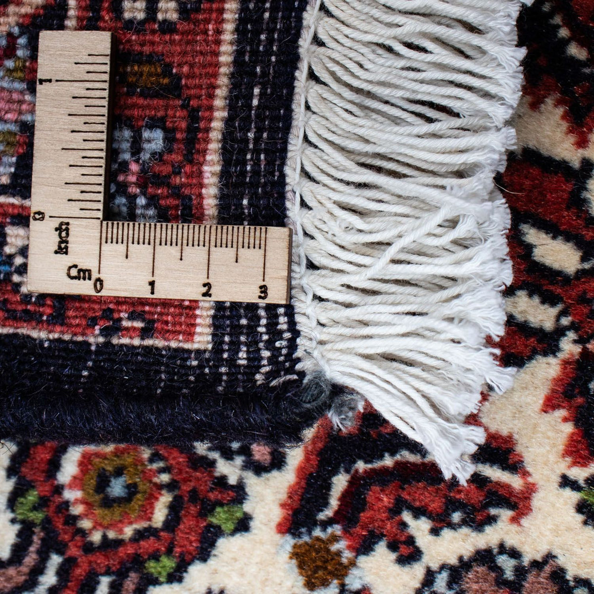 Persisk tæppe - Bijar - 228 x 139 cm - rød