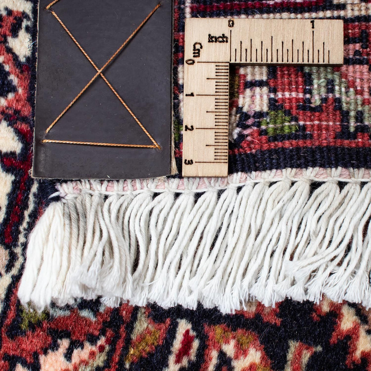 Persisk tæppe - Bijar - 225 x 143 cm - rød