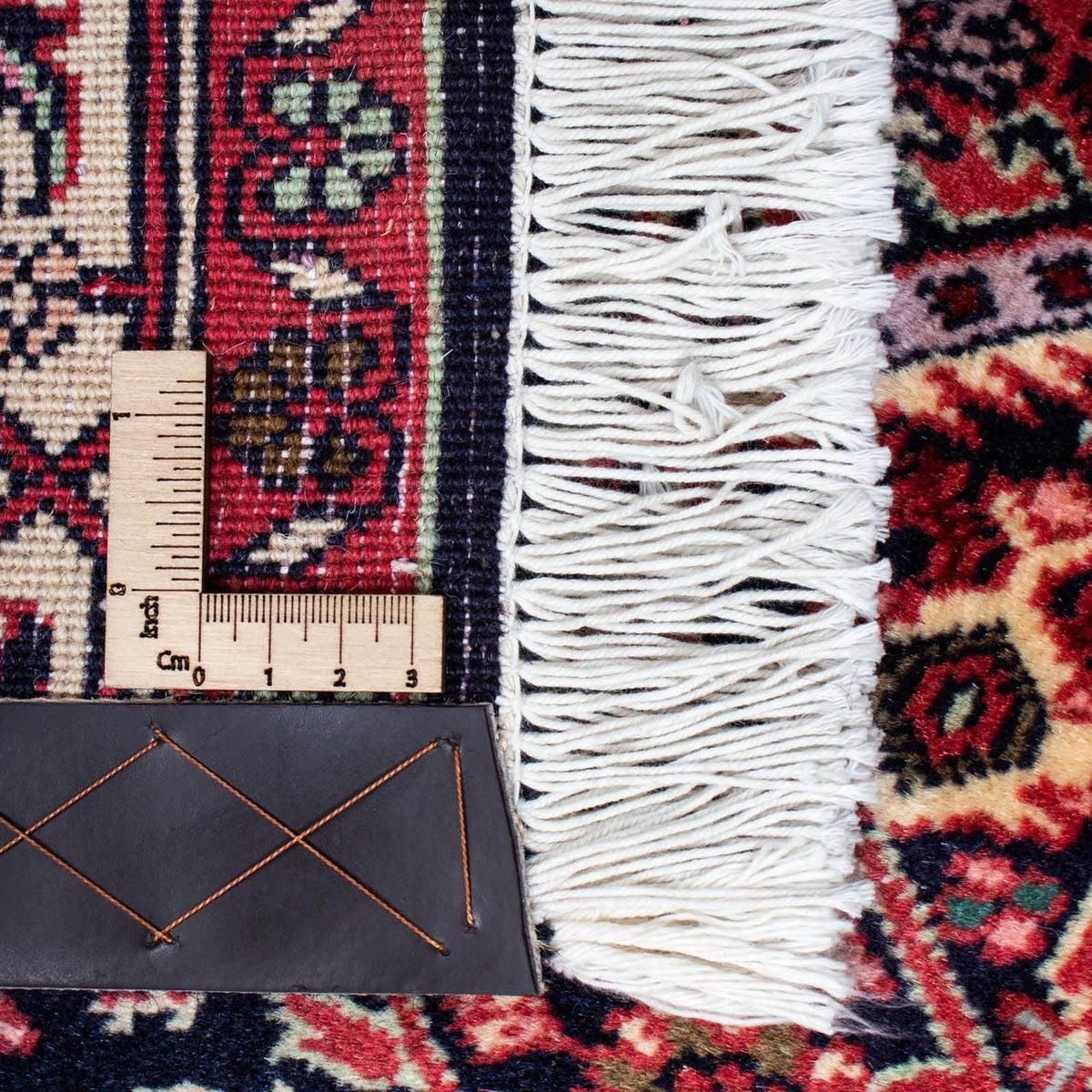 Persisk tæppe - Bijar - 230 x 141 cm - rød