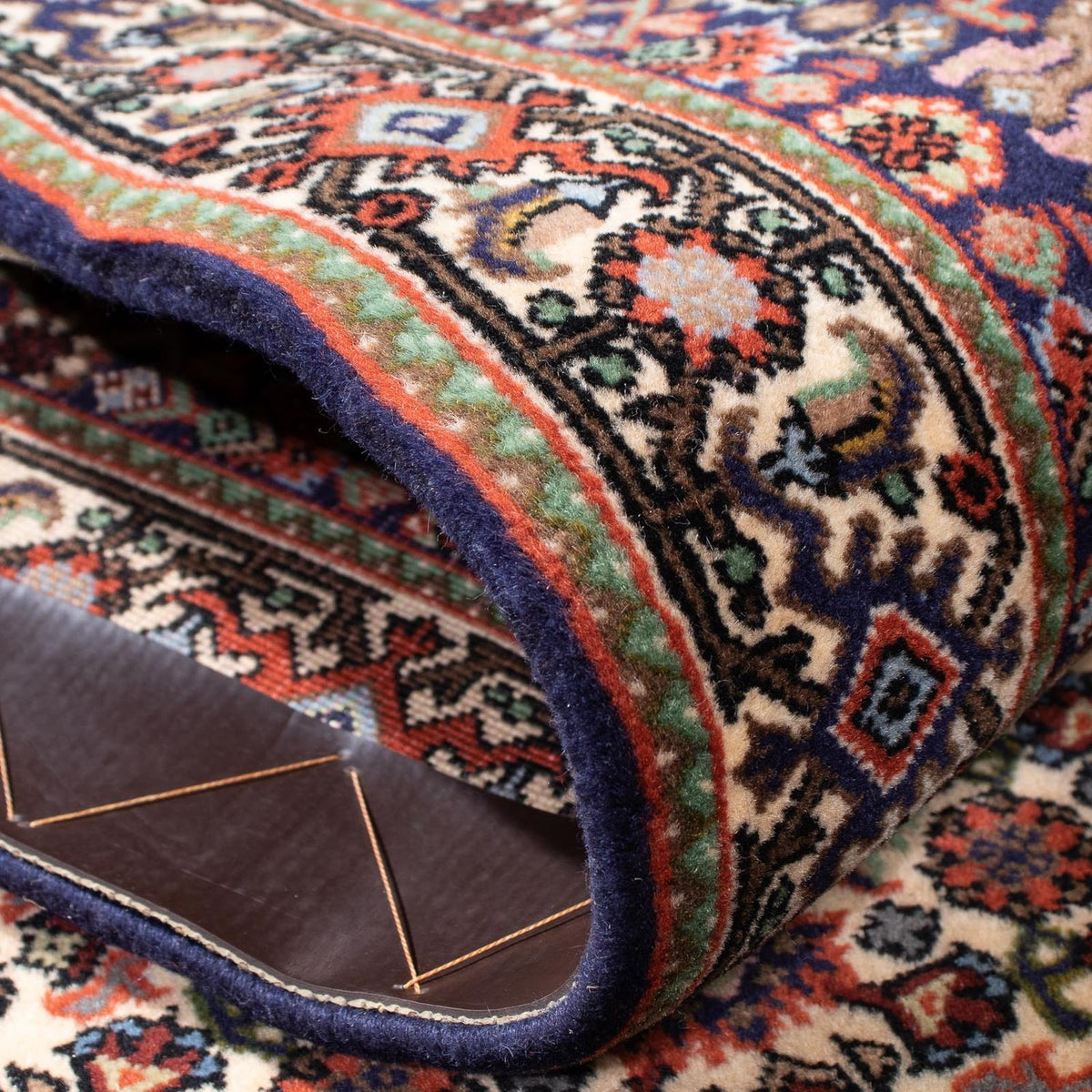 Løber Persisk tæppe - Bijar - 255 x 69 cm - blå