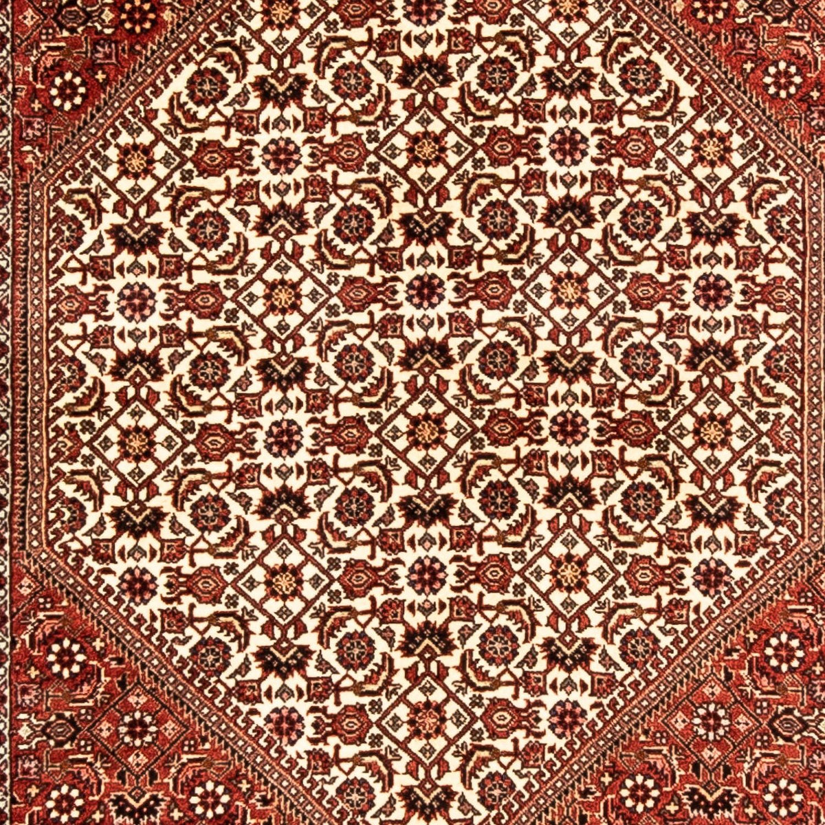 Løber Persisk tæppe - Bijar - 304 x 83 cm - flerfarvet