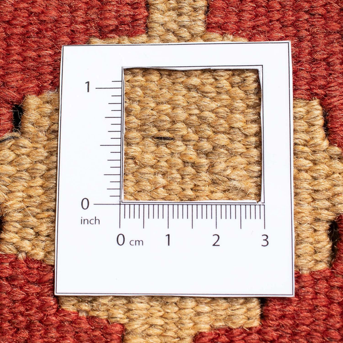 Kelim-tæppe - orientalsk - 211 x 154 cm - brun