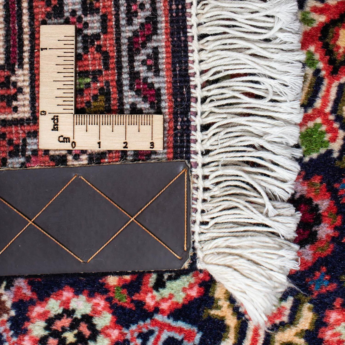 Persisk tæppe - Bijar - 200 x 128 cm - rød