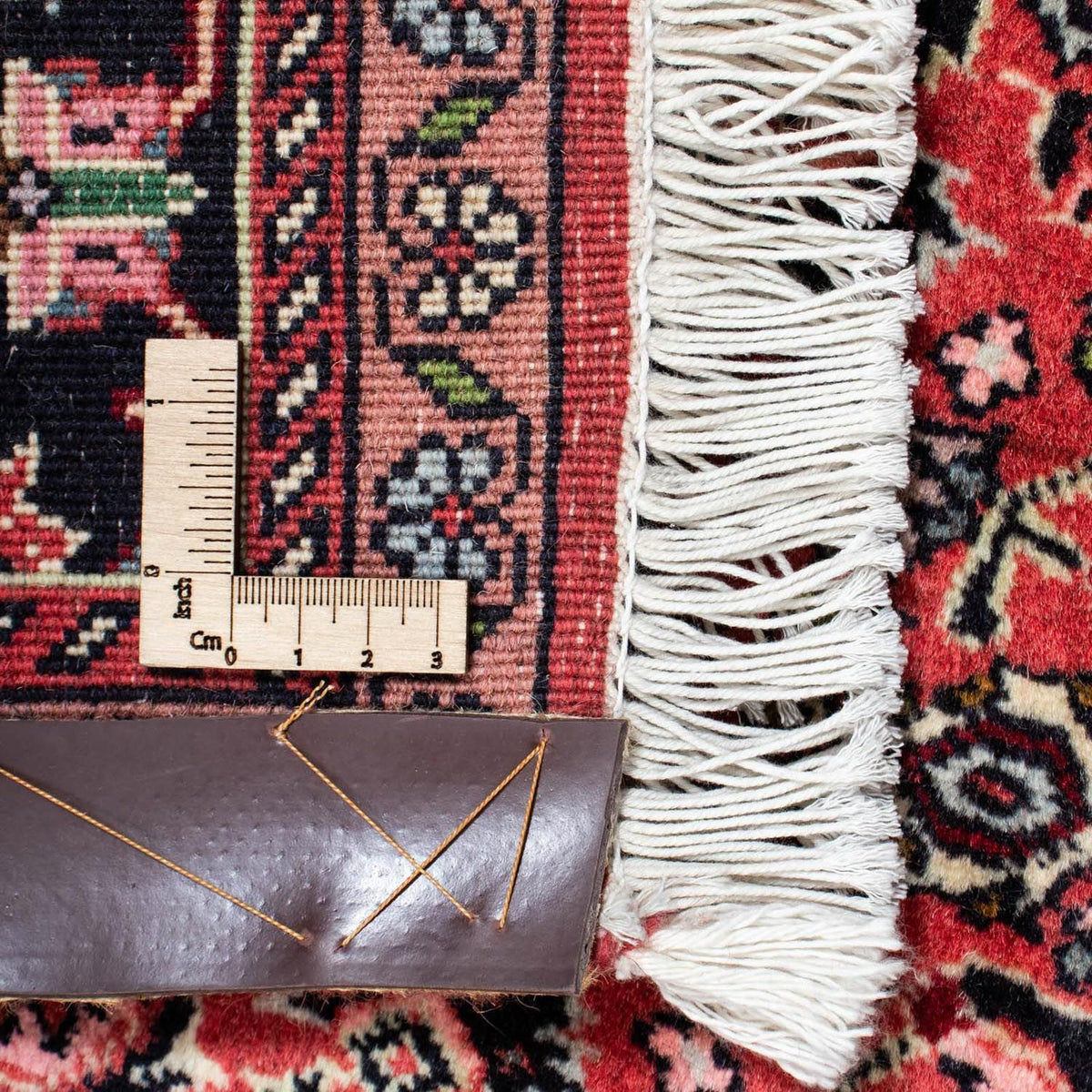 Persisk tæppe - Bijar - 222 x 142 cm - rød