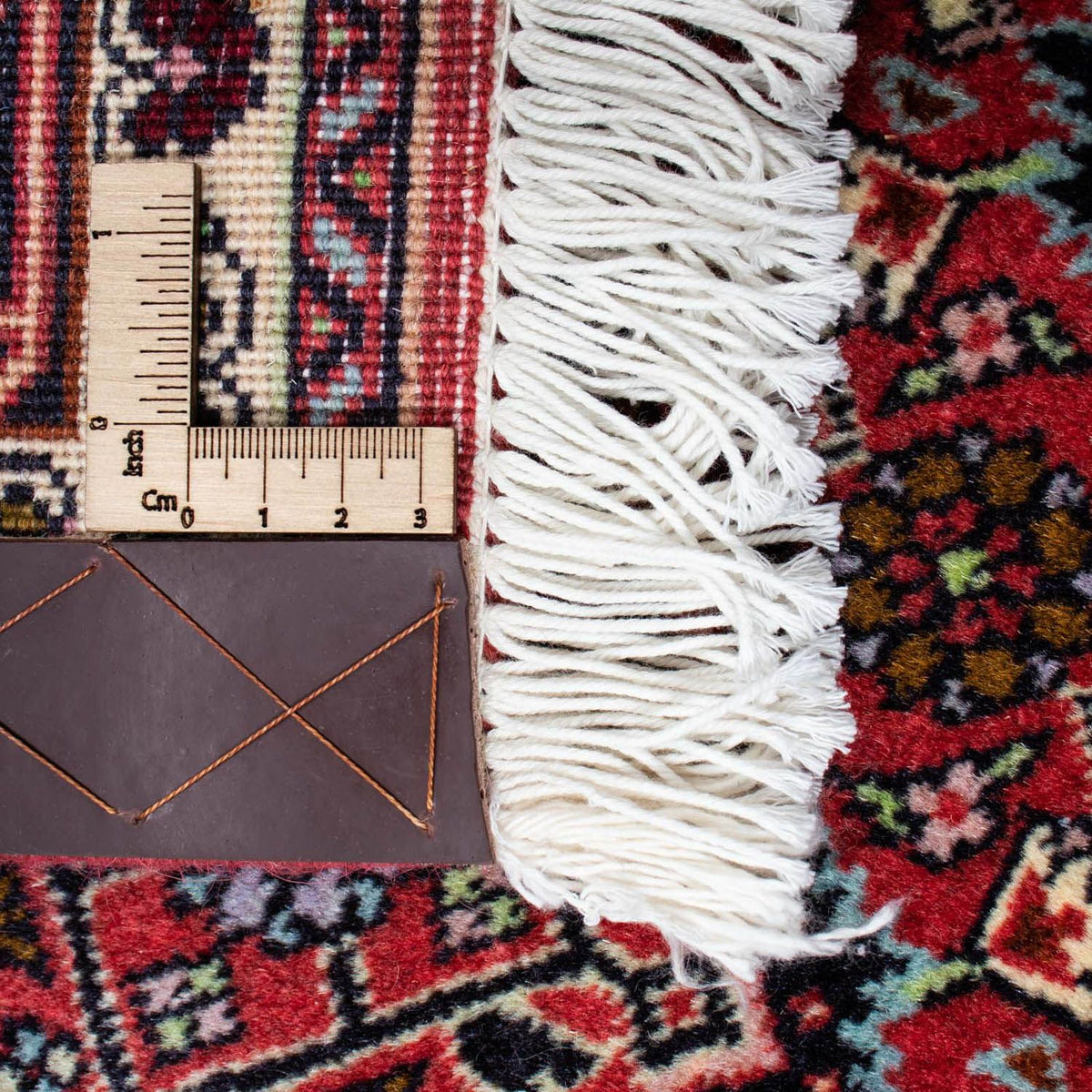 Persisk tæppe - Bijar - 200 x 140 cm - rød