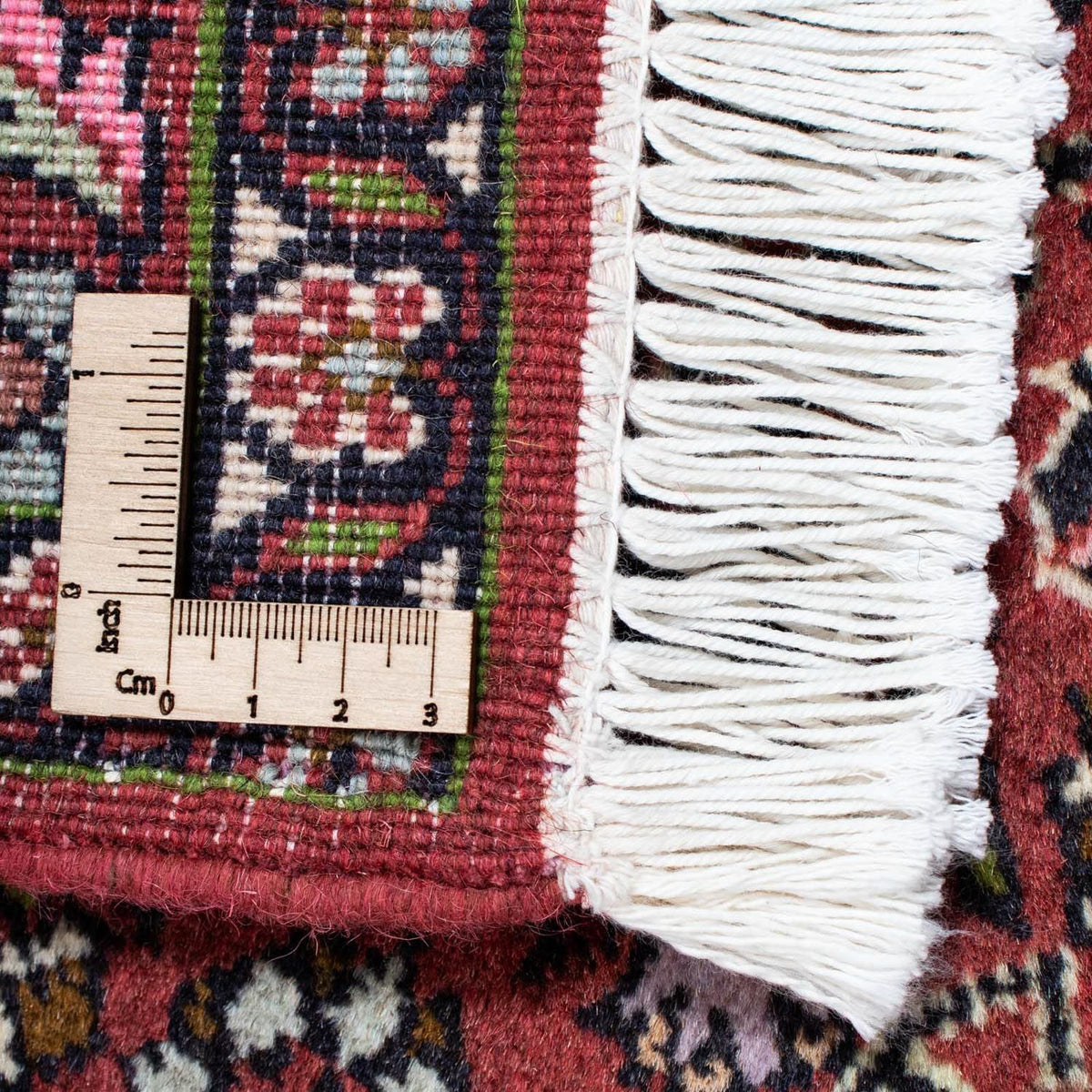 Persisk tæppe - Bijar - 208 x 139 cm - rød