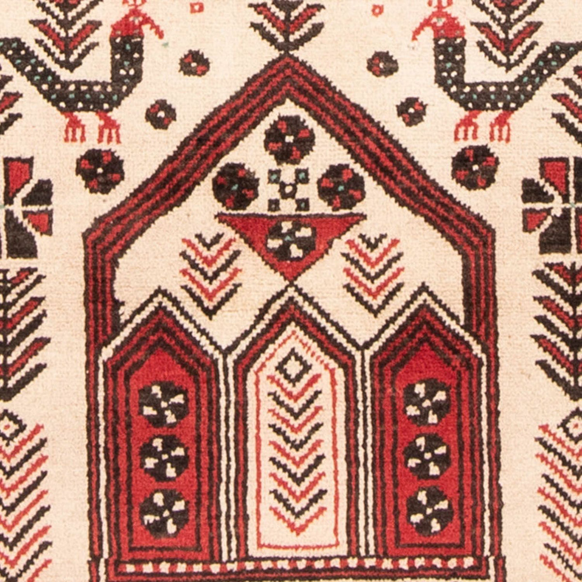 Baluch-tæppe - 199 x 115 cm - rød