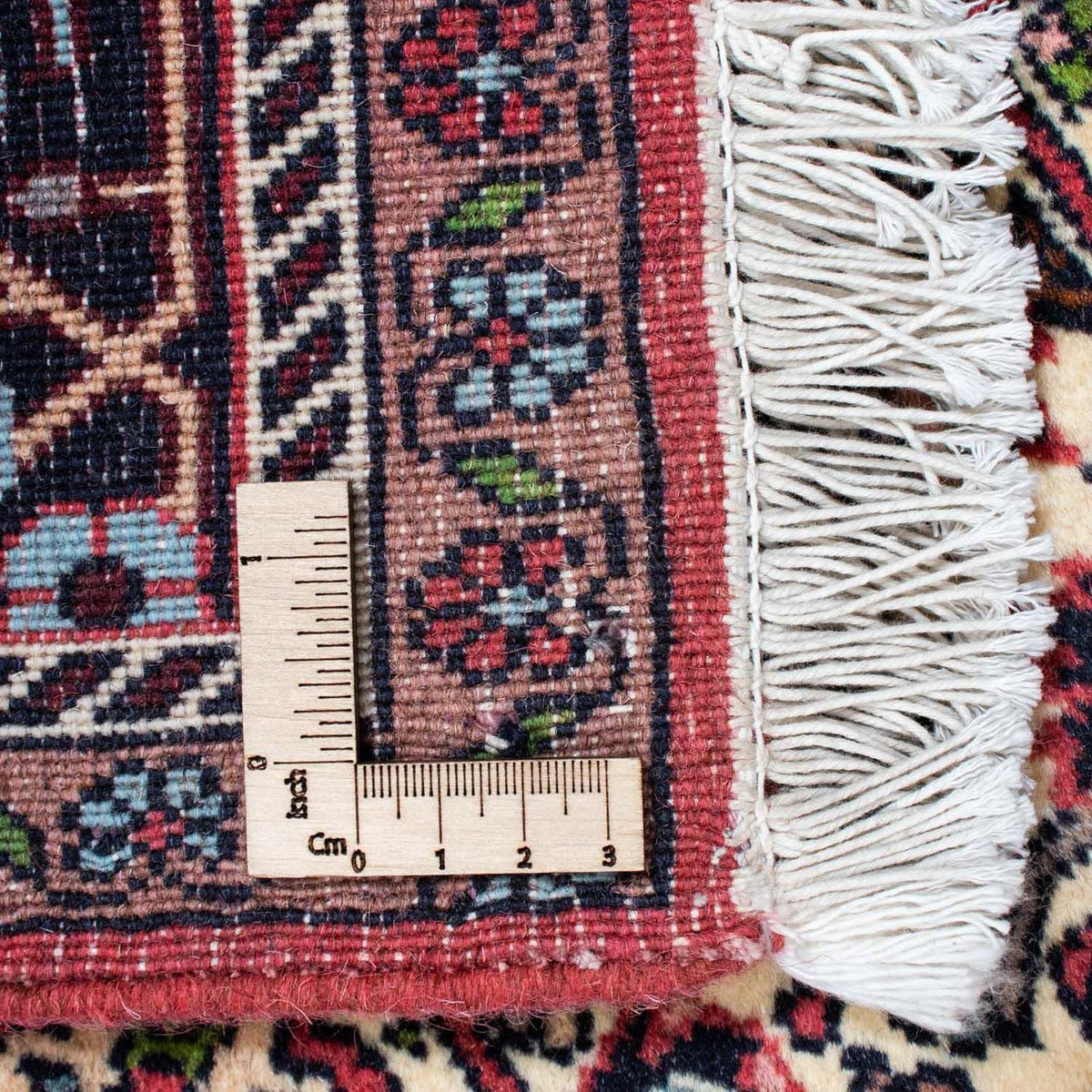 Persisk tæppe - Bijar - 218 x 148 cm - rød