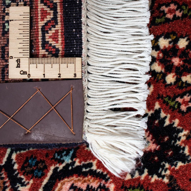 Persisk tæppe - Bijar - 203 x 138 cm - rød