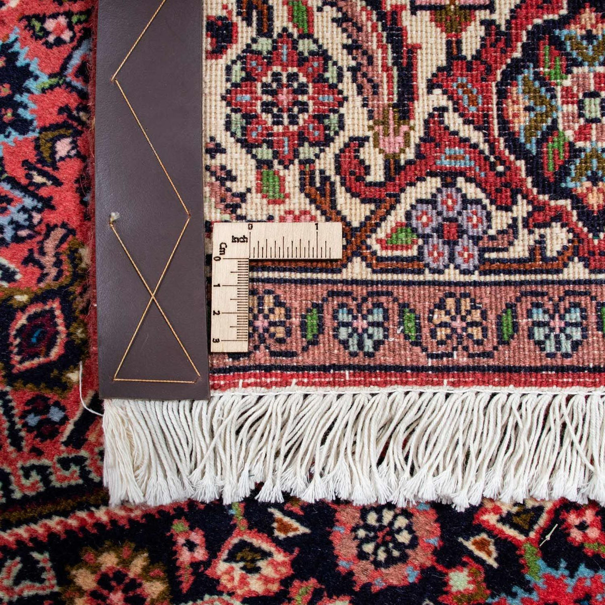 Persisk tæppe - Bijar - 232 x 141 cm - rød