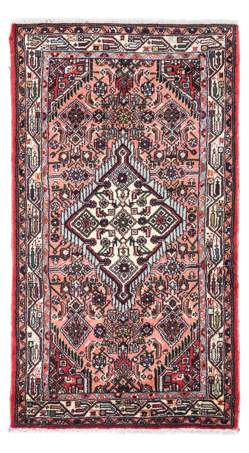 Persisk tæppe - Nomadisk - 136 x 77 cm - lysrød