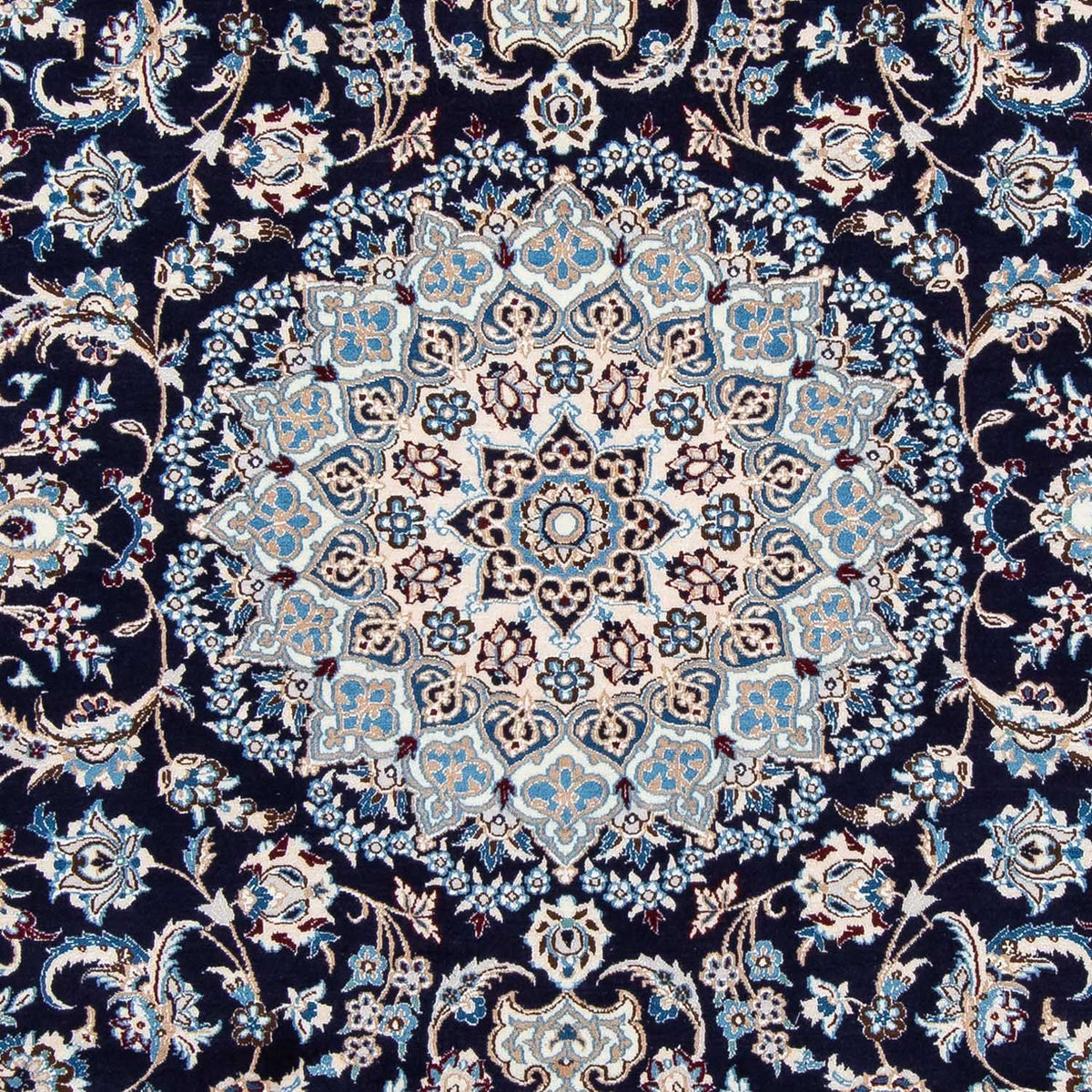 Persisk tæppe - Nain - Royal - 300 x 202 cm - mørkeblå