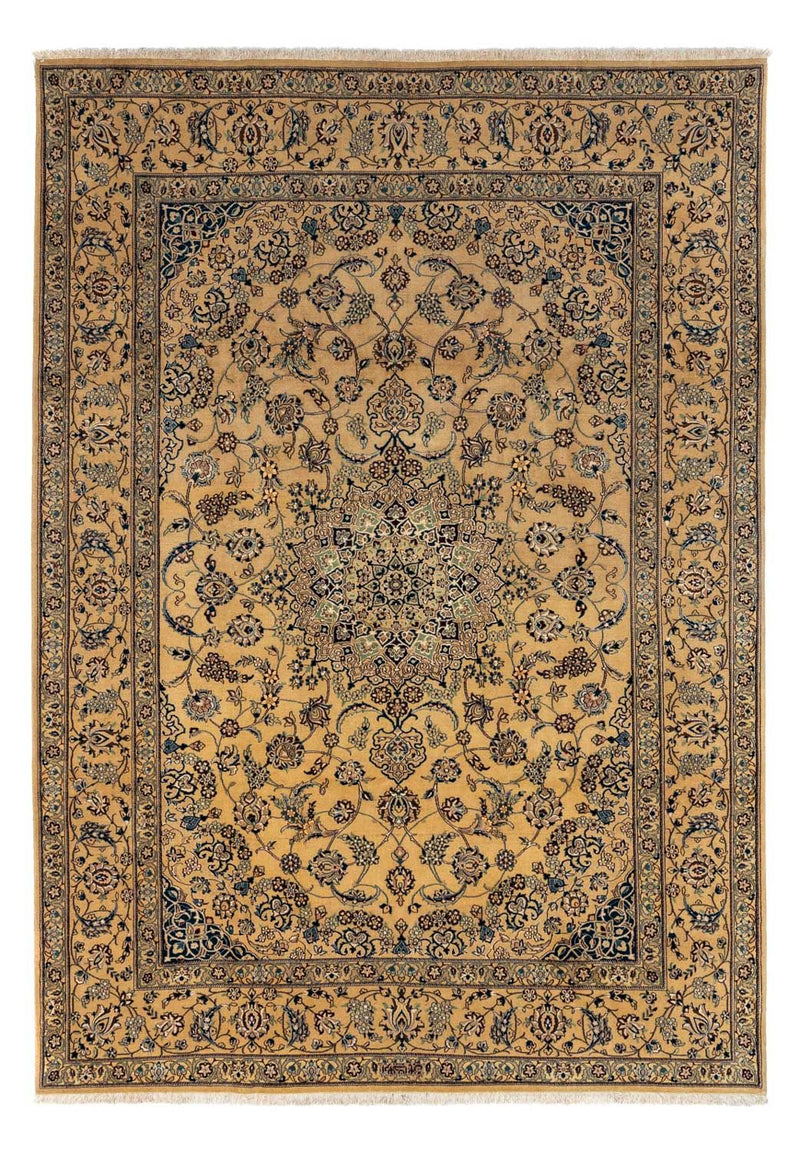 Persisk tæppe - Nain - Royal - 343 x 242 cm - lys brun