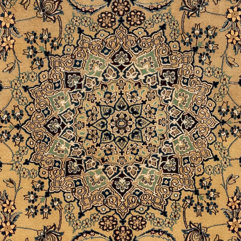 Persisk tæppe - Nain - Royal - 343 x 242 cm - lys brun