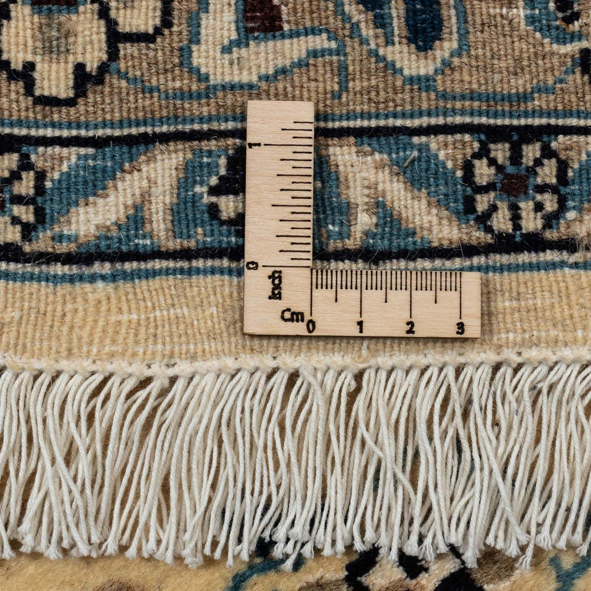 Persisk tæppe - Nain - Premium - 338 x 251 cm - beige