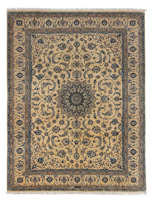 Persisk tæppe - Nain - Premium - 335 x 251 cm - beige