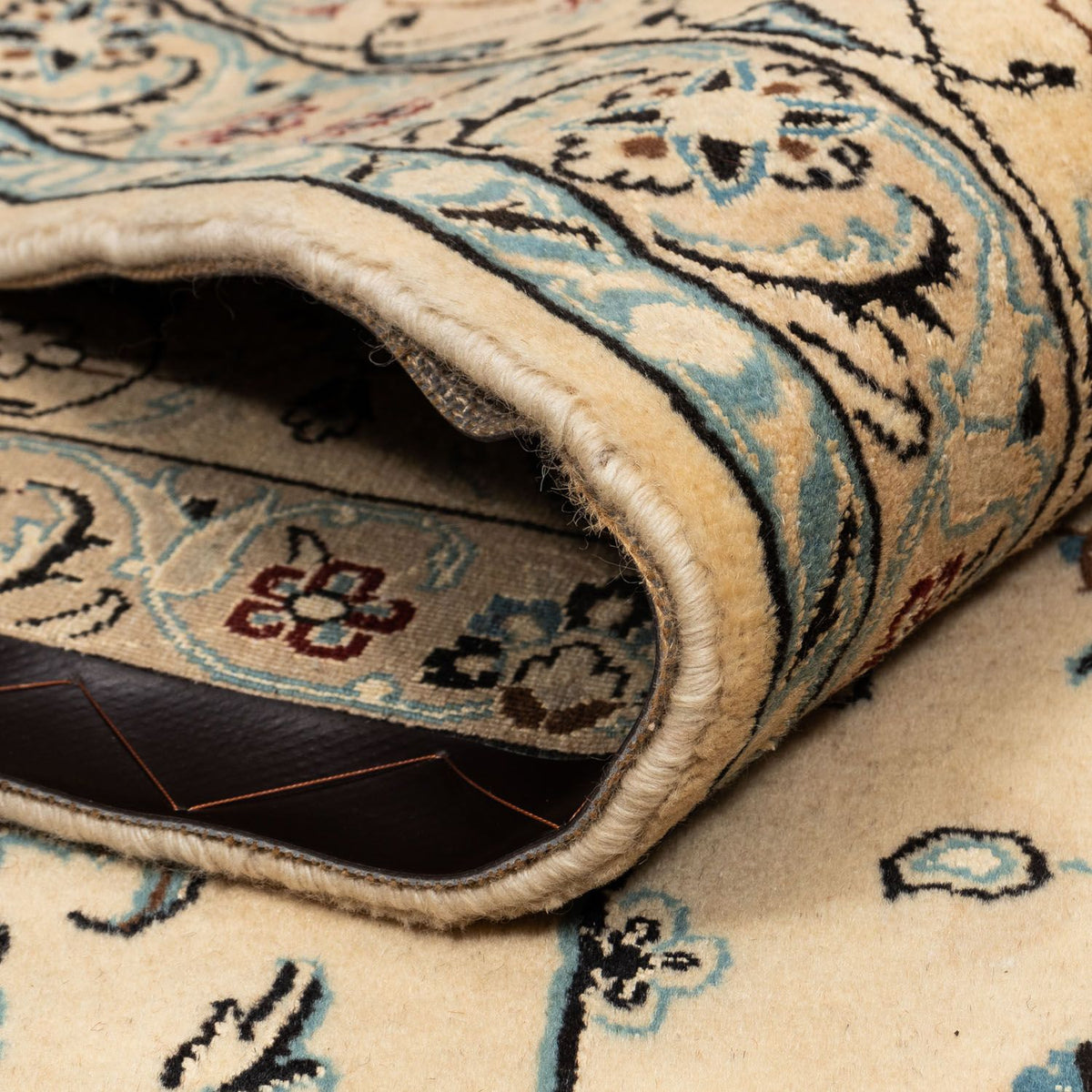 Persisk tæppe - Nain - Royal - 354 x 248 cm - mørk beige