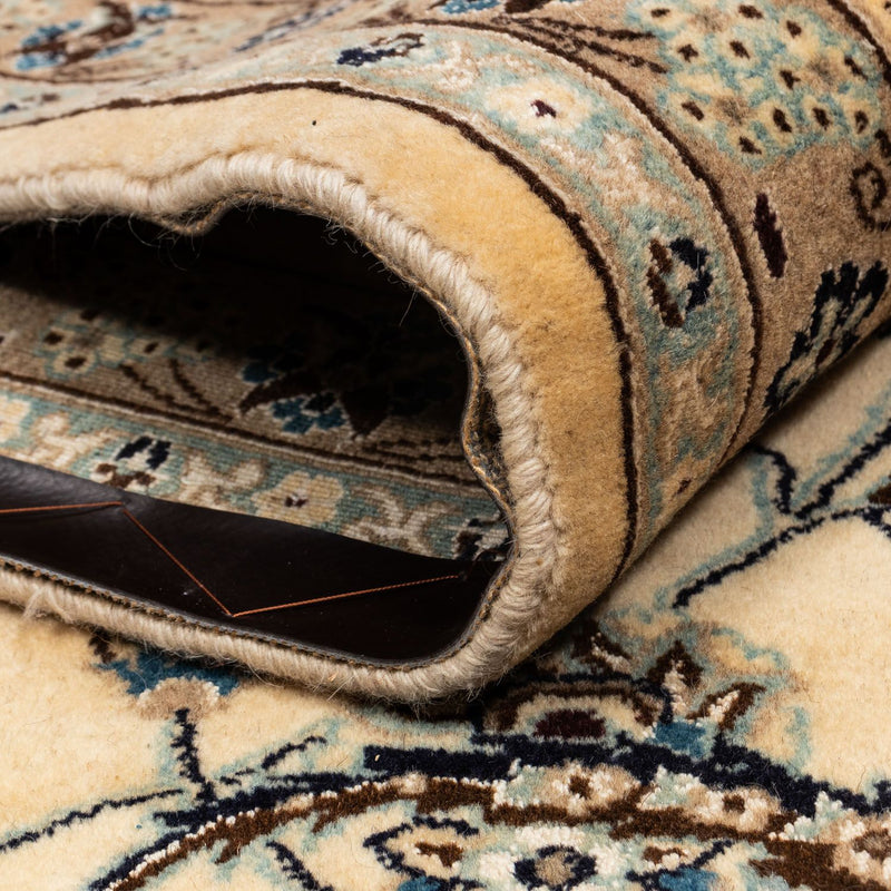 Persisk tæppe - Nain - Royal - 342 x 250 cm - mørk beige