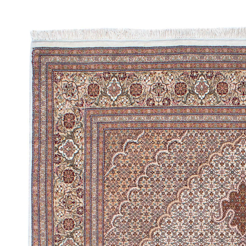 Persisk tæppe - Tabriz - 214 x 154 cm - lys brun