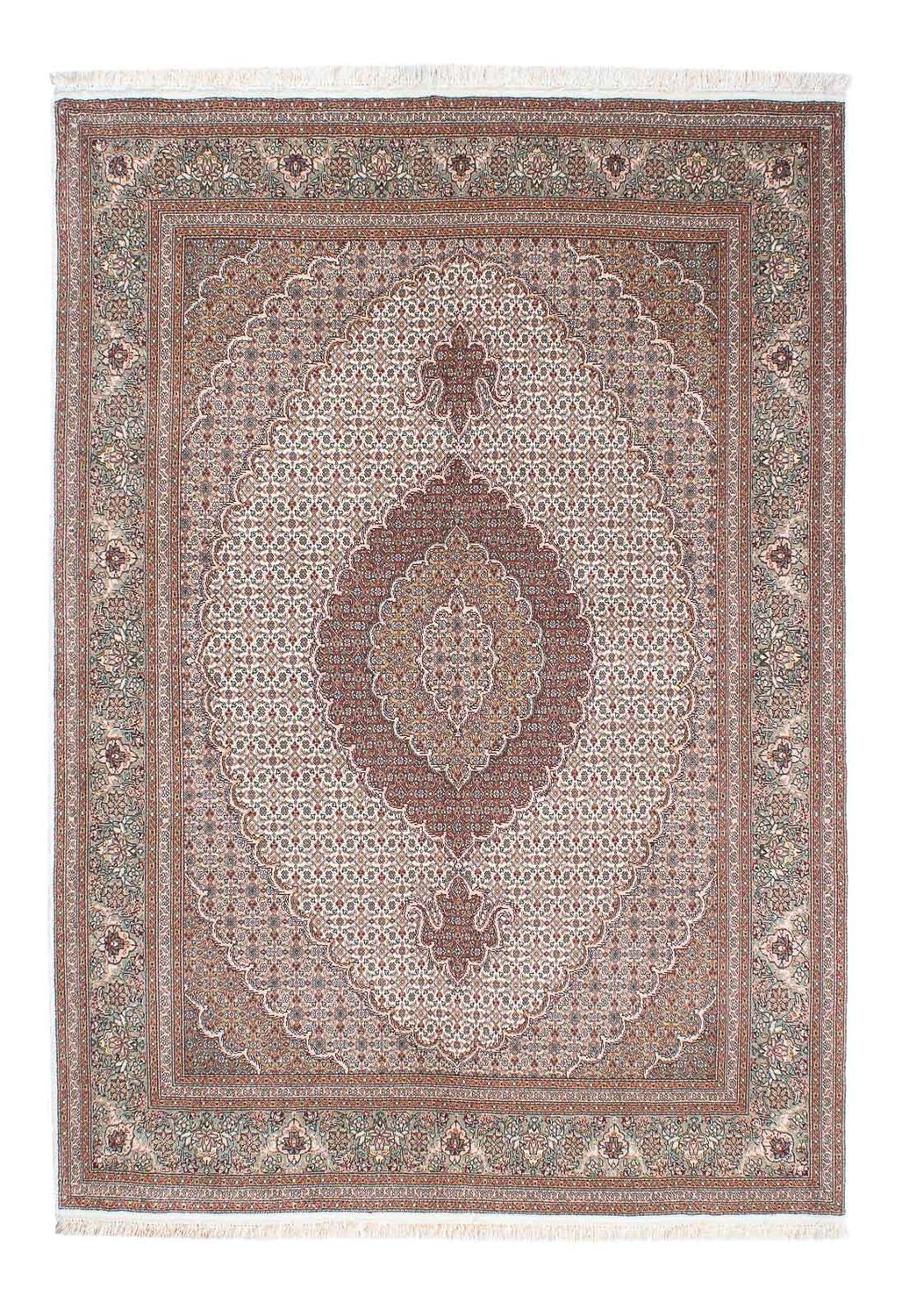 Persisk tæppe - Tabriz - 210 x 152 cm - beige