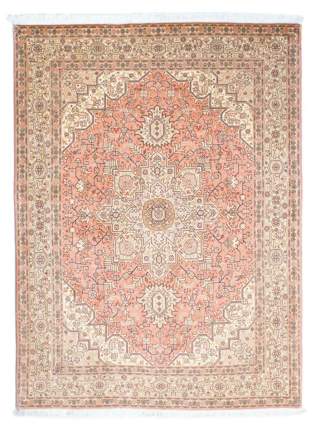Persisk tæppe - Tabriz - Royal - 210 x 152 cm - beige