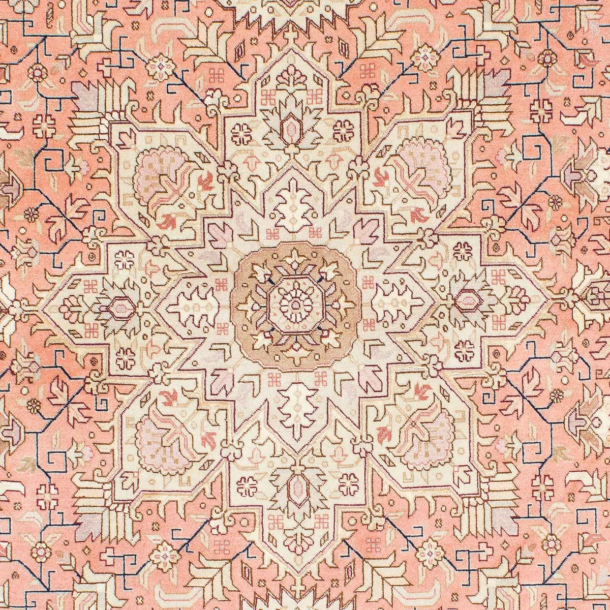 Persisk tæppe - Tabriz - Royal - 210 x 152 cm - beige
