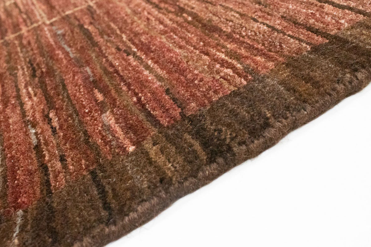 Gabbeh Tæppe - Loribaft Persisk - 209 x 160 cm - lys mocca