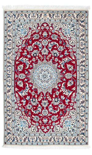 Persisk tæppe - Nain - Royal - 173 x 110 cm - mørkerød