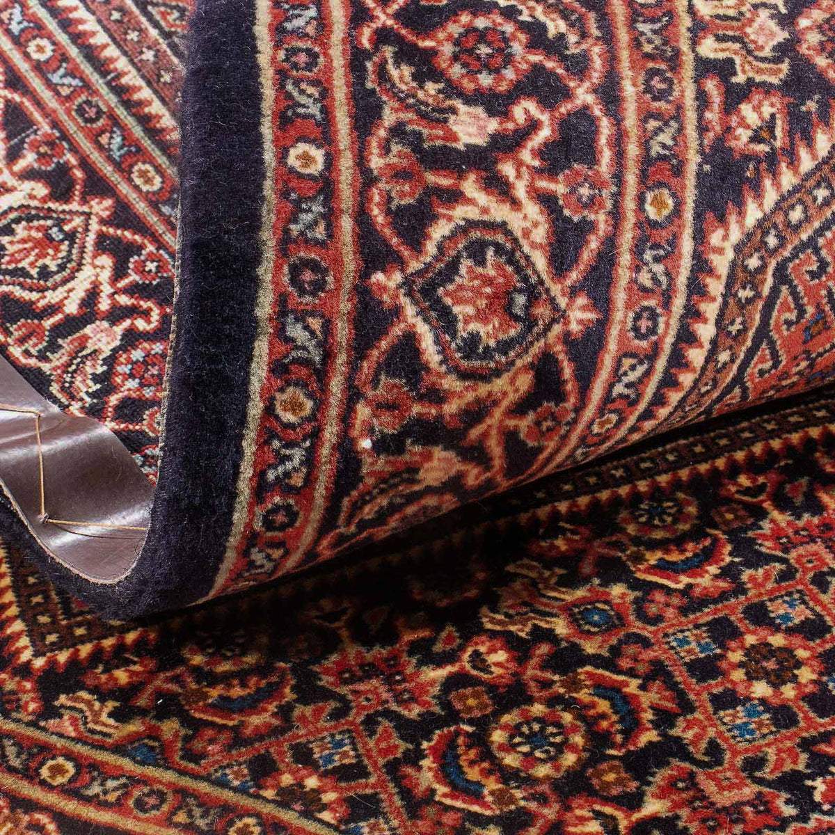 Persisk tæppe - Bijar - 153 x 92 cm - rød