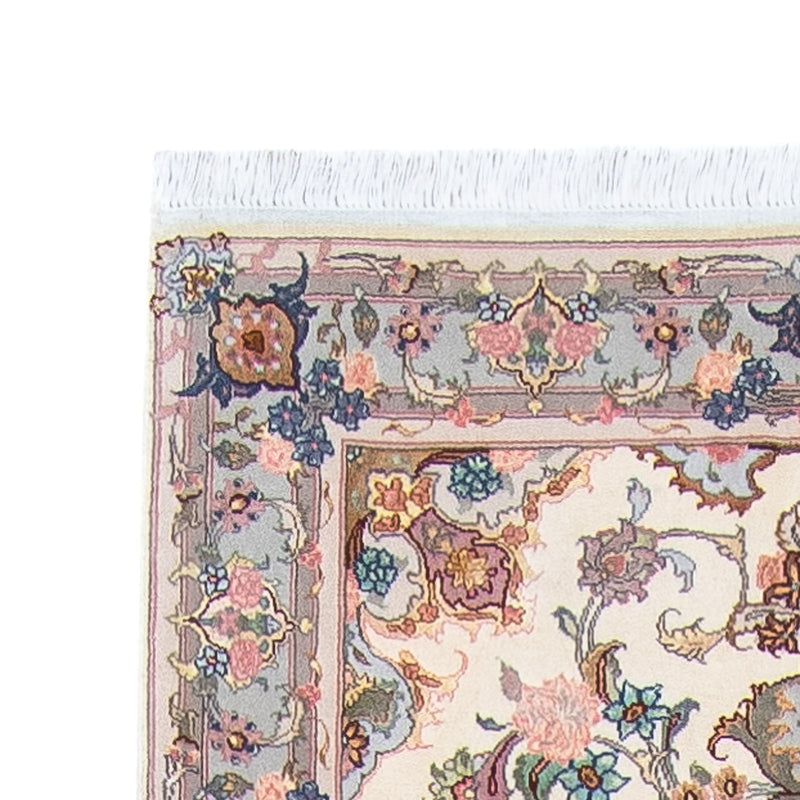 Løber Persisk tæppe - Tabriz - Royal - 356 x 90 cm - beige