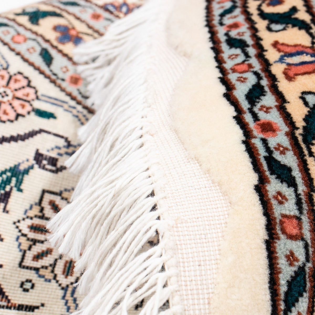 Persisk tæppe - Tabriz - Royal rundt  - 151 x 151 cm - beige