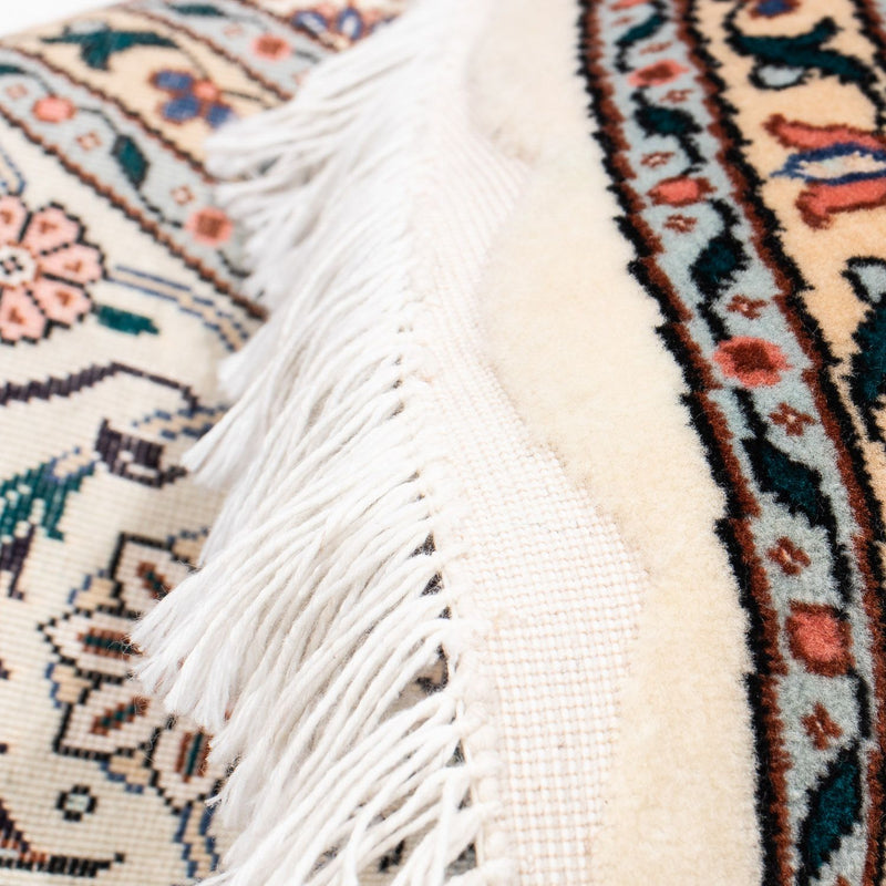 Persisk tæppe - Tabriz - Royal rundt  - 151 x 151 cm - beige