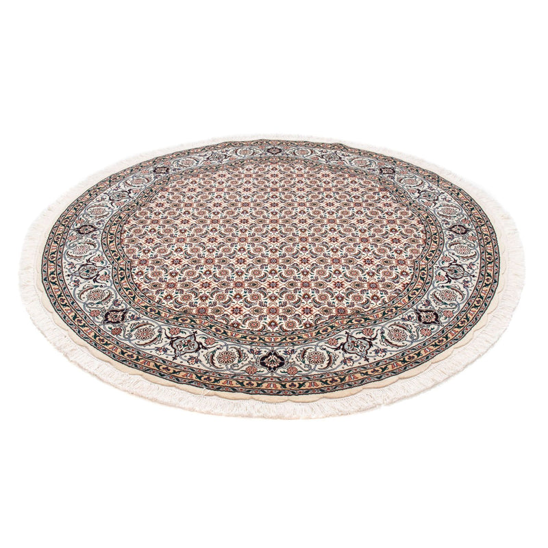 Persisk tæppe - Tabriz - Royal rundt  - 151 x 151 cm - beige