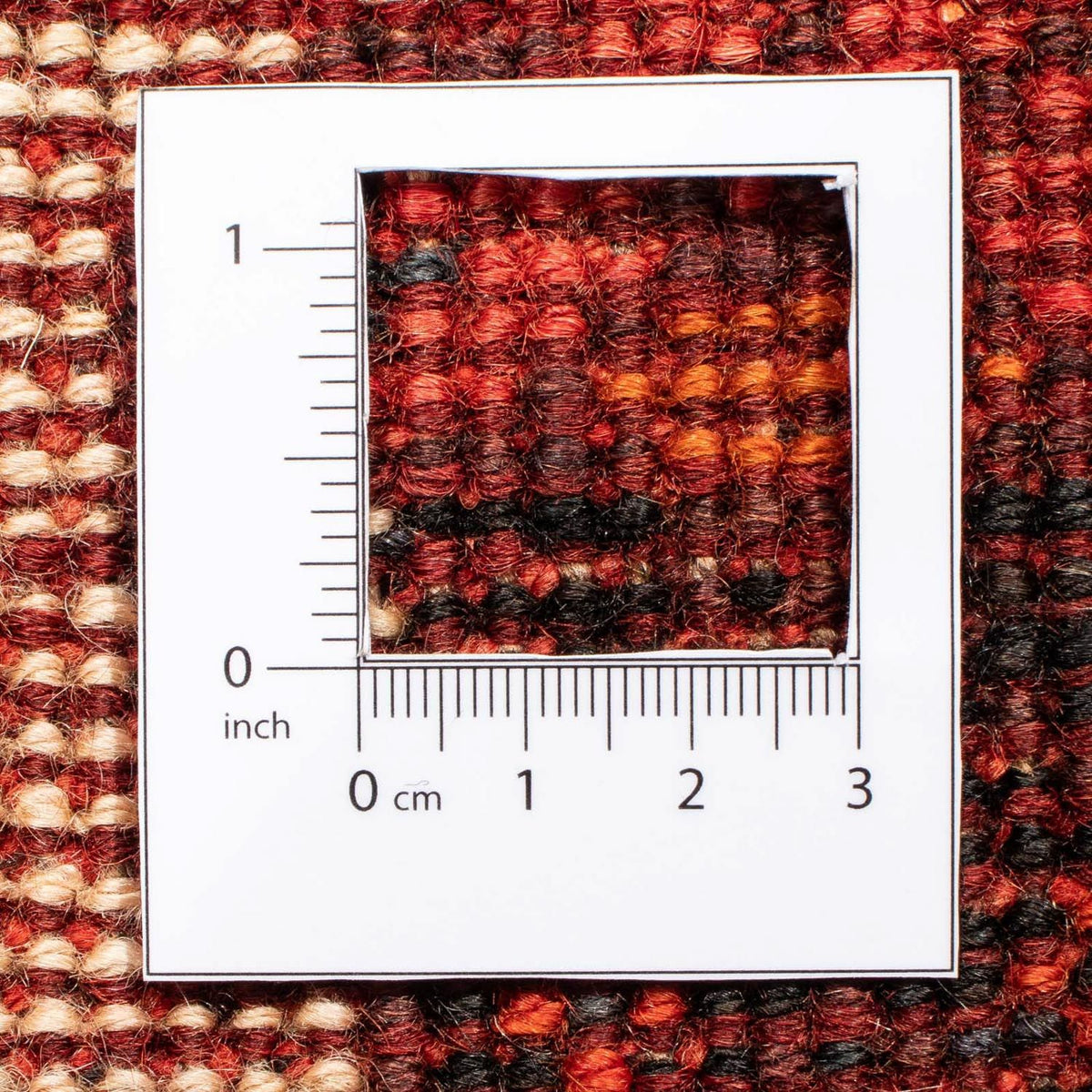 Persisk tæppe - Nomadisk - 300 x 205 cm - mørkerød