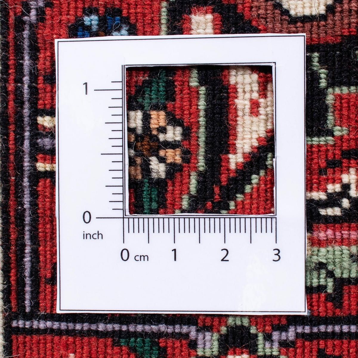 Persisk tæppe - Bijar - 244 x 168 cm - mørkeblå