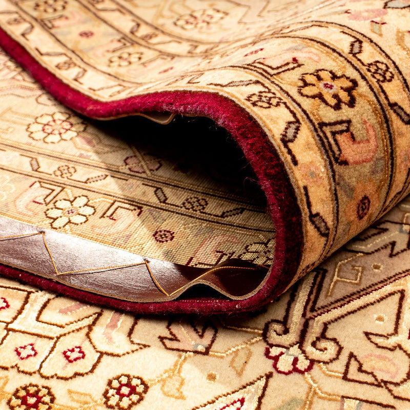 Persisk tæppe - Tabriz - Royal - 346 x 245 cm - lys brun