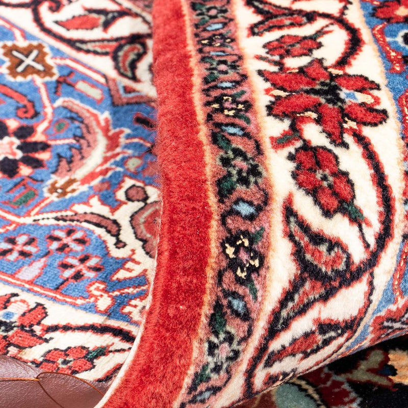 Persisk tæppe - Bijar - 351 x 256 cm - lysrød