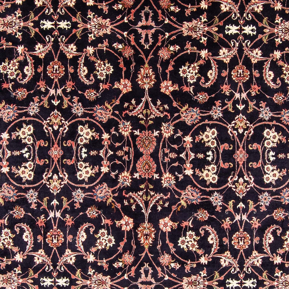 Persisk tæppe - Bijar - 350 x 257 cm - mørkeblå