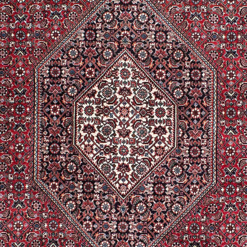 Persisk tæppe - Bijar - 209 x 128 cm - rød