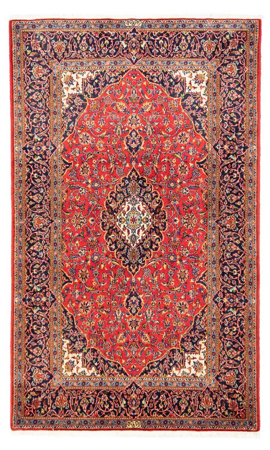 Persisk tæppe - Keshan - 224 x 140 cm - rød