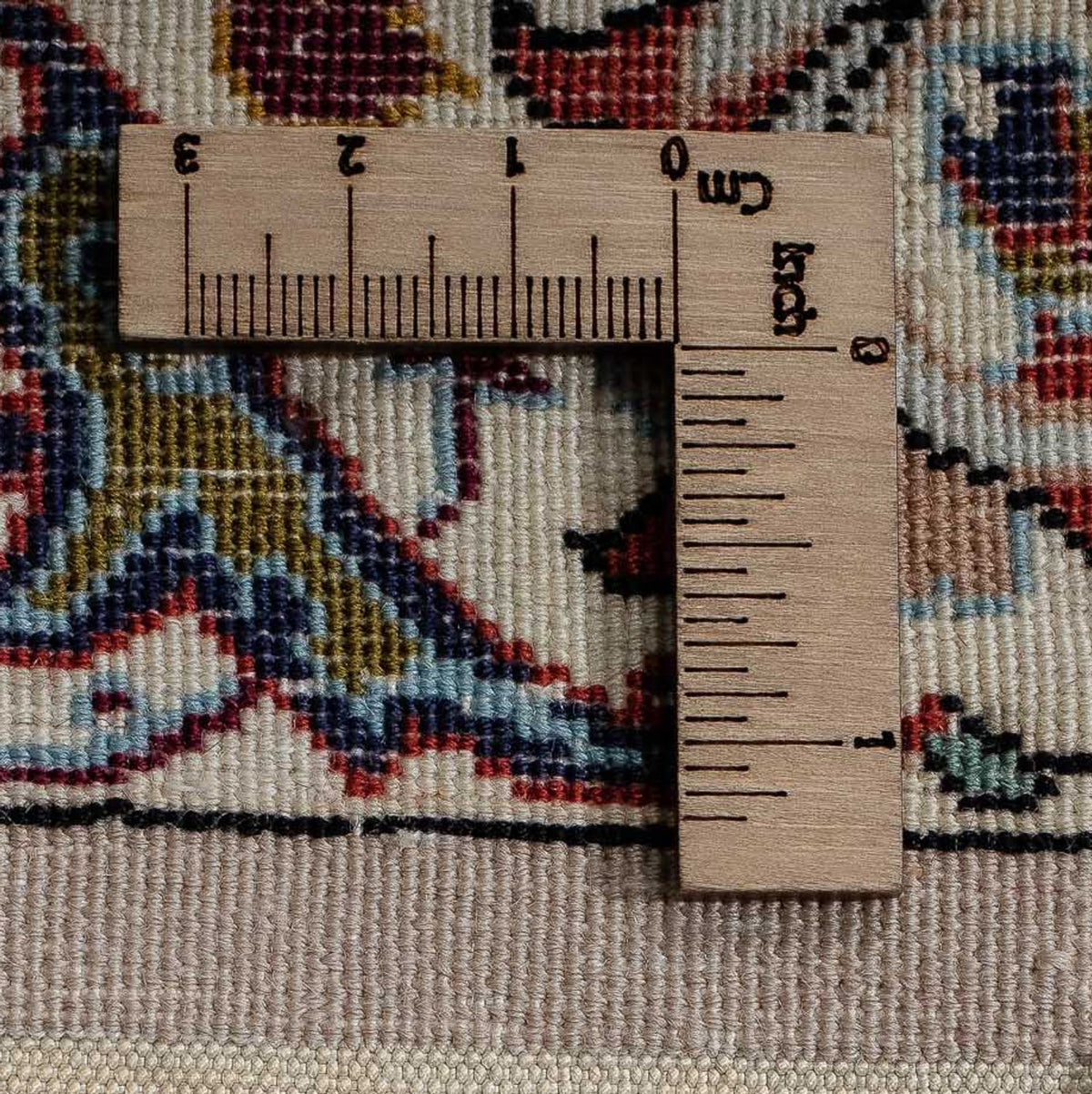 Persisk tæppe - Isfahan - Premium - 103 x 70 cm - lys brun