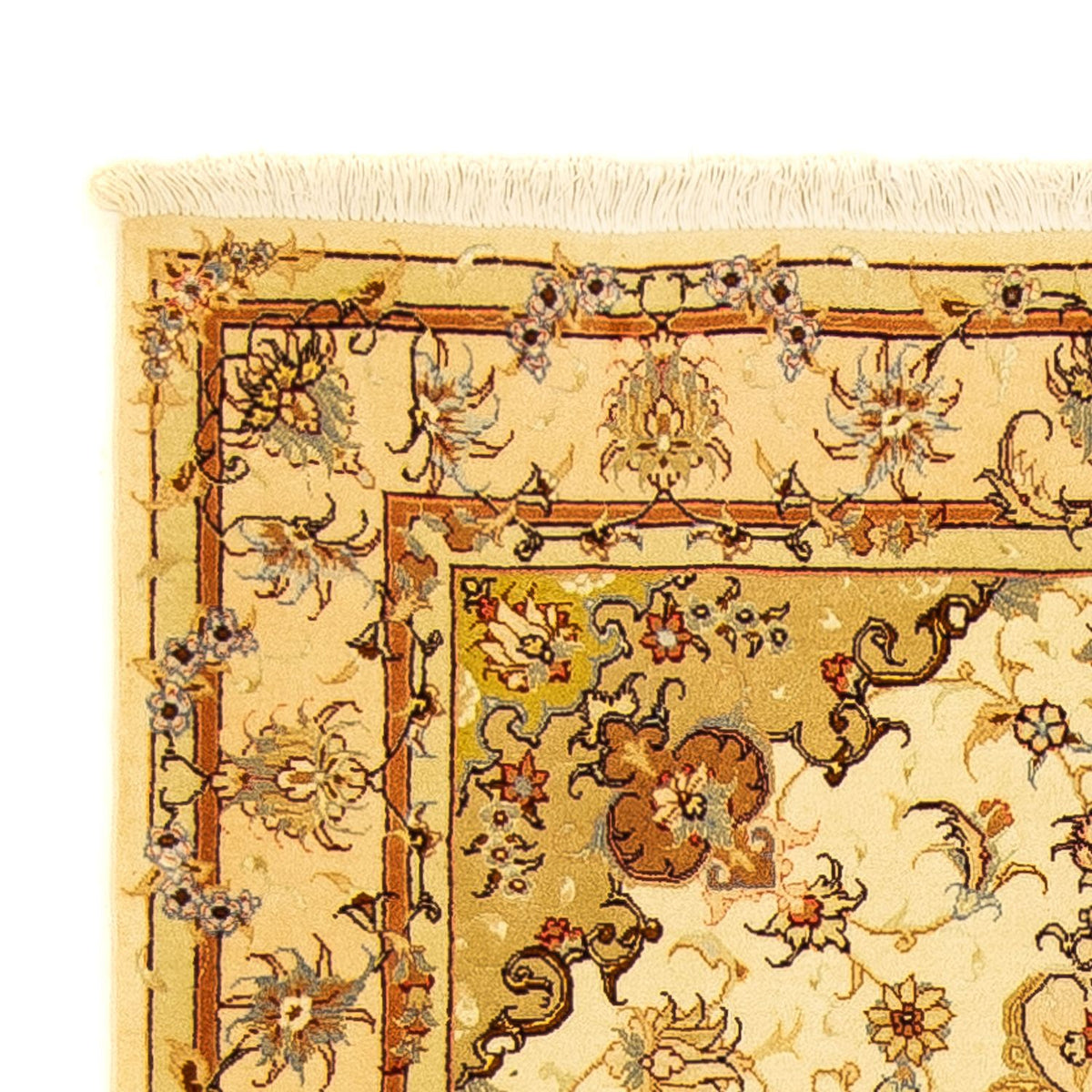 Persisk tæppe - Tabriz - Royal - 141 x 103 cm - beige