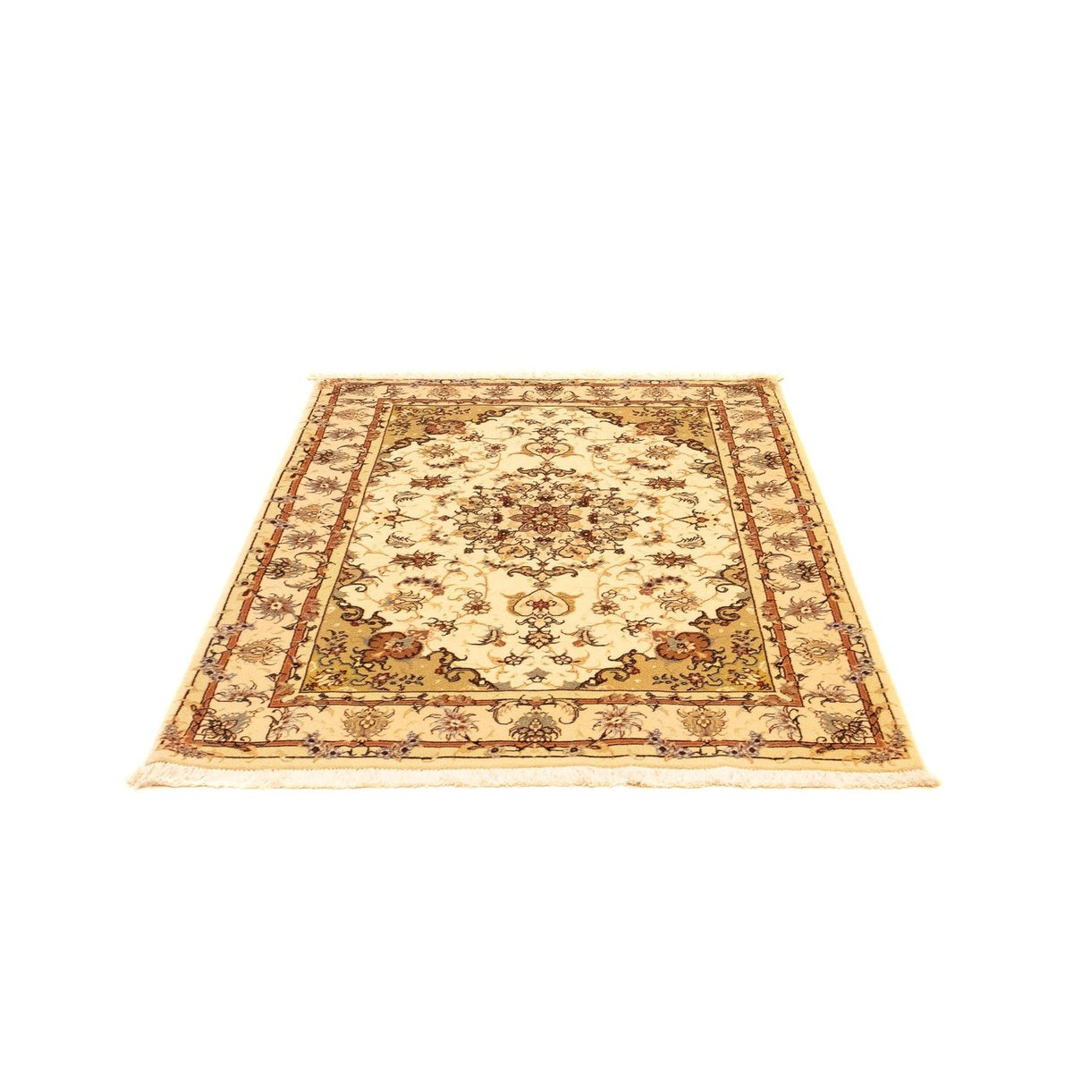 Persisk tæppe - Tabriz - Royal - 141 x 103 cm - beige