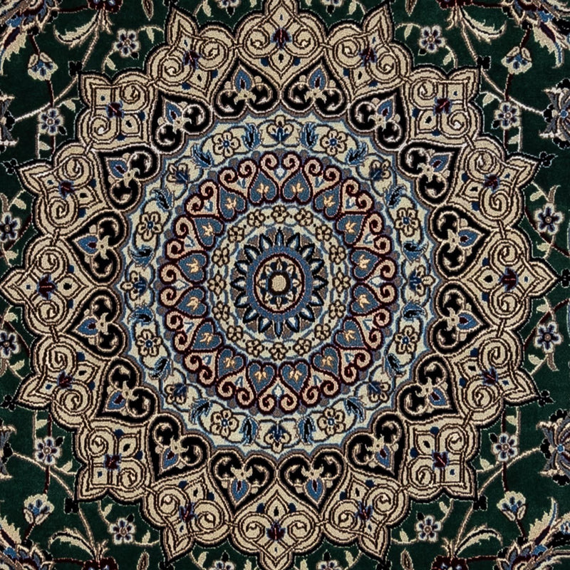 Persisk tæppe - Nain - Royal - 354 x 245 cm - mørkegrøn