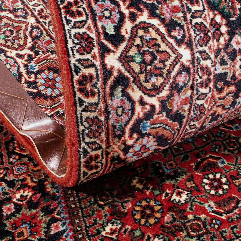 Persisk tæppe - Bijar - 176 x 110 cm - lysrød