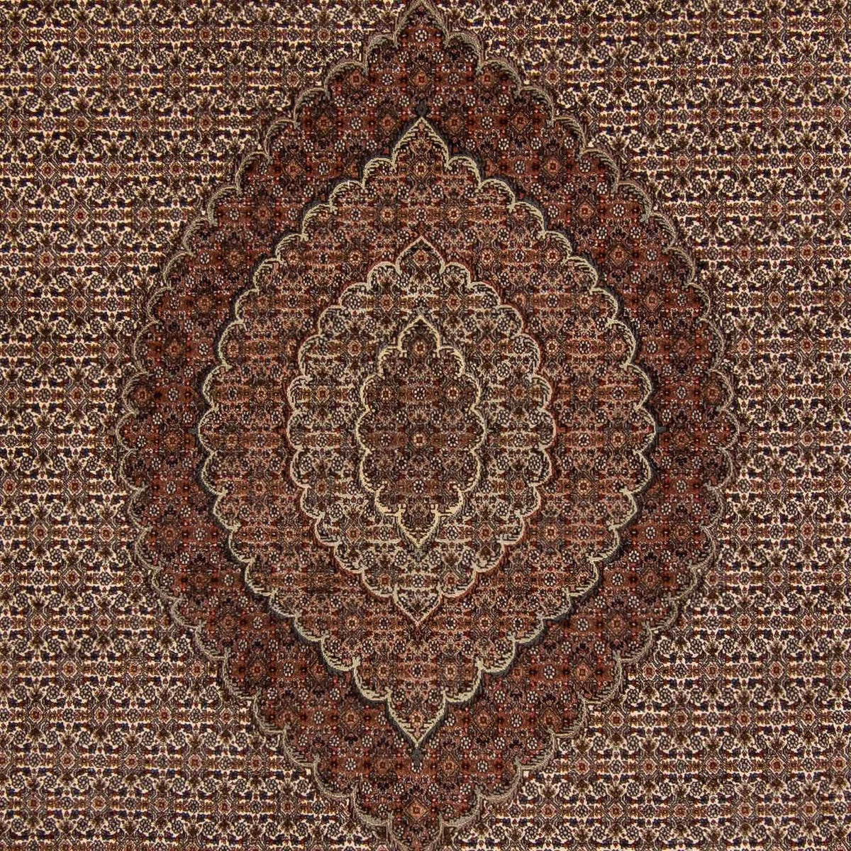 Persisk tæppe - Tabriz - 353 x 245 cm - brun