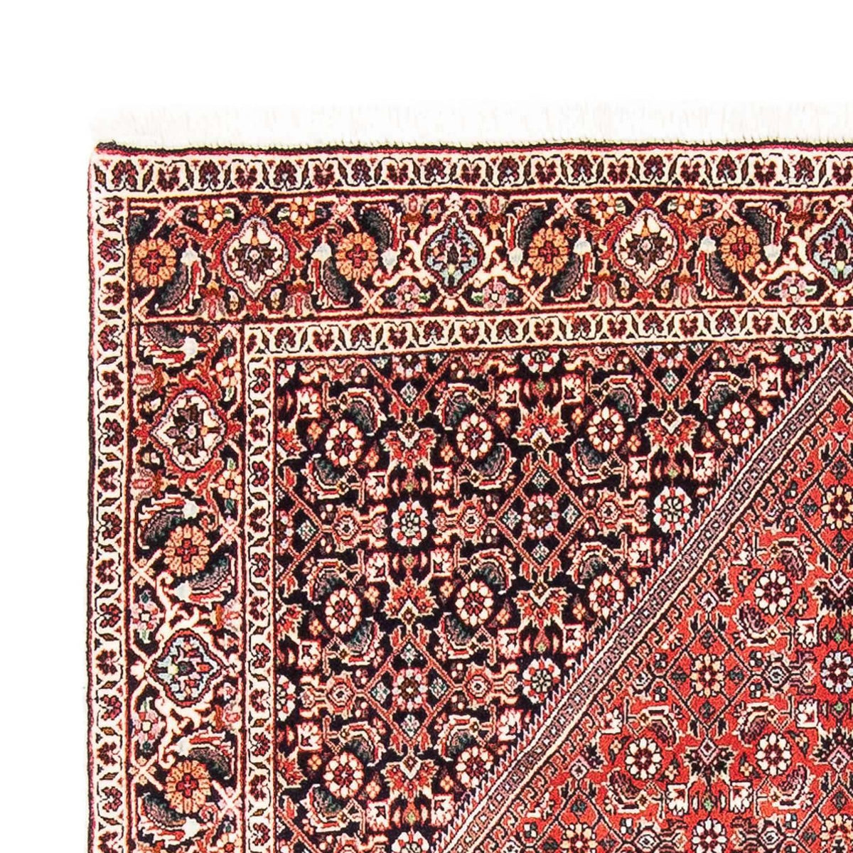 Persisk tæppe - Bijar - 181 x 109 cm - lysrød