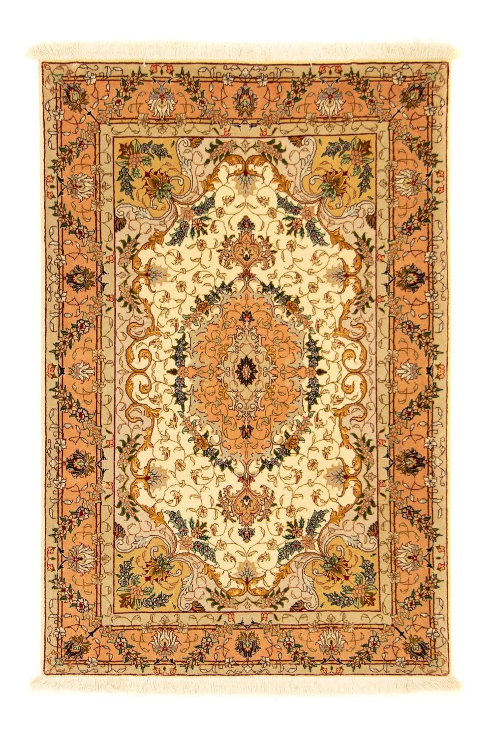 Persisk tæppe - Tabriz - Royal - 151 x 100 cm - beige