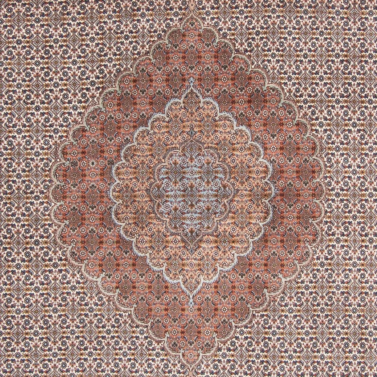 Persisk tæppe - Tabriz - 307 x 197 cm - lys brun